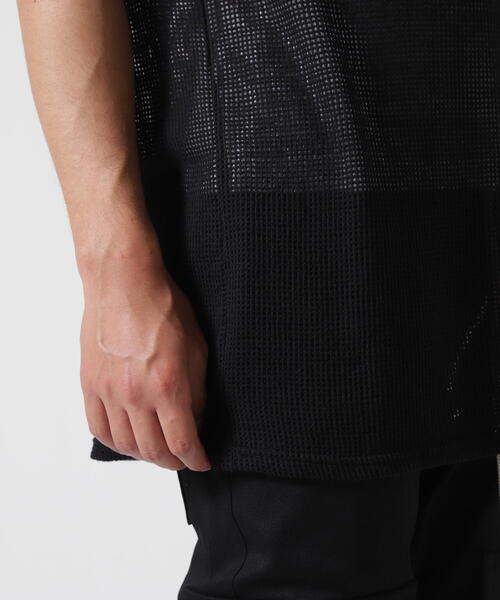 ROYAL FLASH（ロイヤルフラッシュ）の「A.F ARTEFACT/エーエフ・アーティファクト/メッシュニット タンクトップ（タンクトップ・メンズ・ブラック・3）」の6枚目の写真