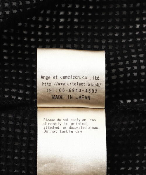 ROYAL FLASH（ロイヤルフラッシュ）の「A.F ARTEFACT/エーエフ・アーティファクト/メッシュニット タンクトップ（タンクトップ・メンズ・ブラック・3）」の12枚目の写真