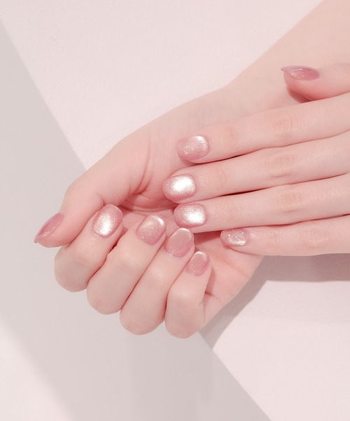 Anail（エーネイル）の「3D水光ネイルピンクシンプルワンカラーマグネットショートオーバルネイルチップ（ネイルシール/ネイルチップ・レディース・ピンク・SMALL/MEDIUM/LARGE）」の14枚目の写真