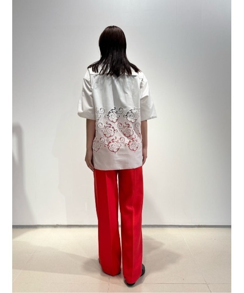 ESTNATION（エストネーション）の「ESTNATION / オックスストレート パッチポケット パンツ（スラックス・レディース・ブラック/キャメル/レッド・36/38）」の21枚目の写真