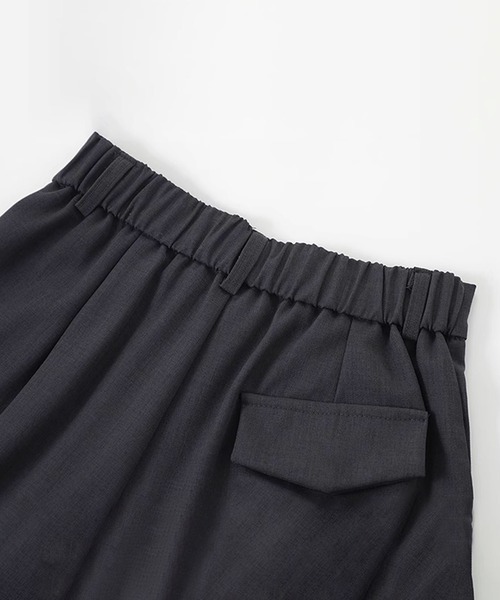 aimoha（アイモハ）の「ハイウエストタックワイドパンツ（スラックス・レディース・グレー/ブラック/ライトベージュ・LARGE/MEDIUM/SMALL）」の15枚目の写真