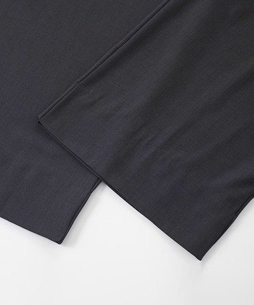 aimoha（アイモハ）の「ハイウエストタックワイドパンツ（スラックス・レディース・グレー/ブラック/ライトベージュ・LARGE/MEDIUM/SMALL）」の16枚目の写真