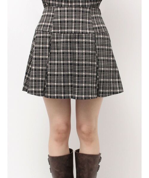 CALNAMUR（カルナムール）の「チェックニットソーミニスカート（スカート・レディース・ブラック/ブラウン・FREE）」の11枚目の写真