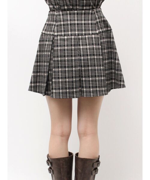 CALNAMUR（カルナムール）の「チェックニットソーミニスカート（スカート・レディース・ブラック/ブラウン・FREE）」の9枚目の写真