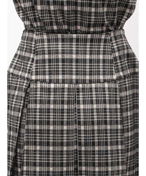 CALNAMUR（カルナムール）の「チェックニットソーミニスカート（スカート・レディース・ブラック/ブラウン・FREE）」の8枚目の写真