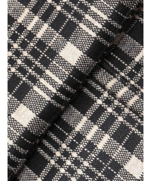 CALNAMUR（カルナムール）の「チェックニットソーミニスカート（スカート・レディース・ブラック/ブラウン・FREE）」の6枚目の写真