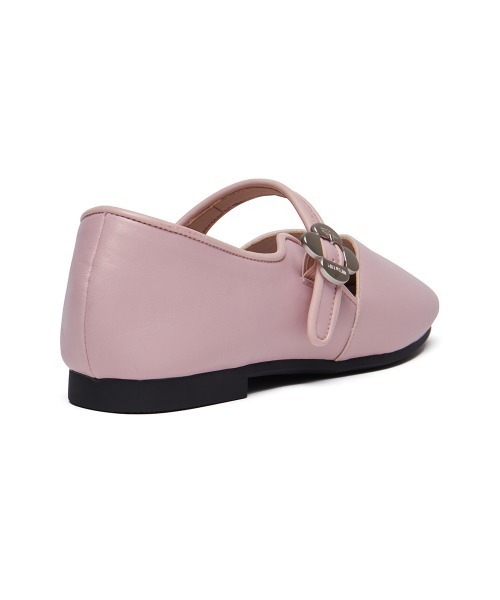 セール】[X MINJUKIM] FLORAL BUCKLE MARYJANES（バレエシューズ