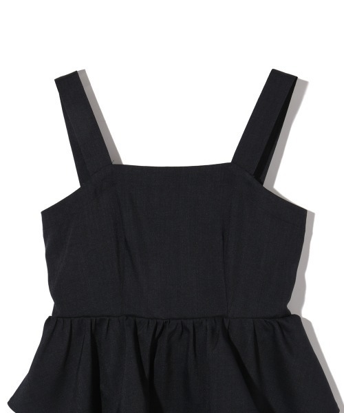 ketty（ケティ）の「麻調ライトツイルアンサンブル≪手洗い可能≫（ワンピース・レディース・ネイビー/ベージュ・M）」の11枚目の写真