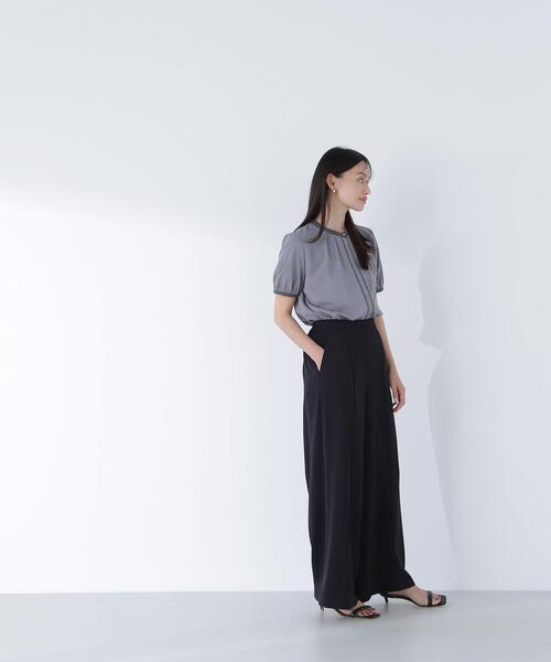 NATURAL BEAUTY BASIC(ナチュラルビューティーベーシック)の「◇リラクシーワイドパンツ(その他パンツ・レディース・オフホワイト/ブラック/ブラウン・SMALL/MEDIUM/P/S)」の7枚目の写真