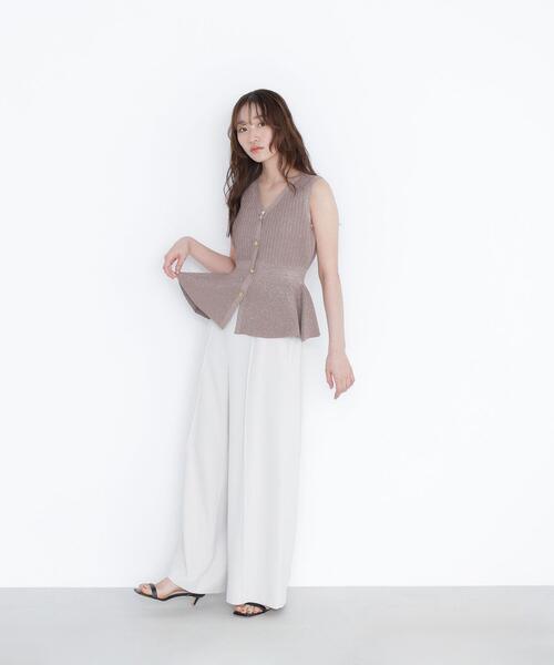 NATURAL BEAUTY BASIC(ナチュラルビューティーベーシック)の「◇リラクシーワイドパンツ(その他パンツ・レディース・オフホワイト/ブラック/ブラウン・SMALL/MEDIUM/P/S)」の19枚目の写真