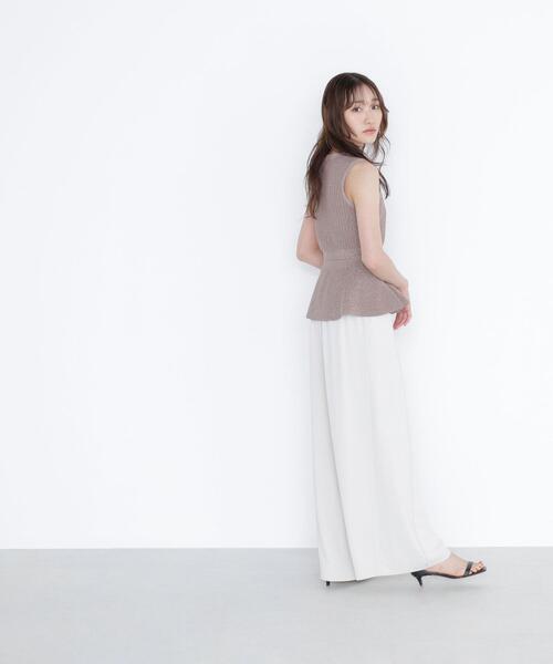 NATURAL BEAUTY BASIC(ナチュラルビューティーベーシック)の「◇リラクシーワイドパンツ(その他パンツ・レディース・オフホワイト/ブラック/ブラウン・SMALL/MEDIUM/P/S)」の20枚目の写真