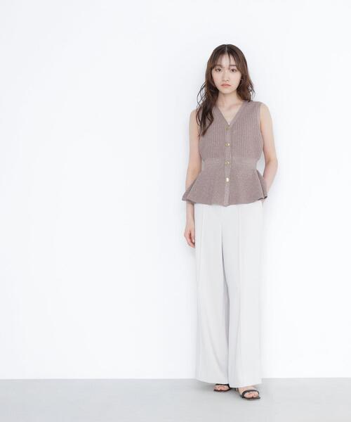 NATURAL BEAUTY BASIC(ナチュラルビューティーベーシック)の「◇リラクシーワイドパンツ(その他パンツ・レディース・オフホワイト/ブラック/ブラウン・SMALL/MEDIUM/P/S)」の21枚目の写真
