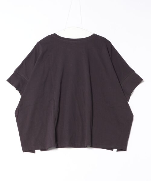 coca（coca）（コカ）の「バンザイスリーブトップス（Tシャツ/カットソー・レディース・ホワイト/ブラウン・M/L）」の3枚目の写真