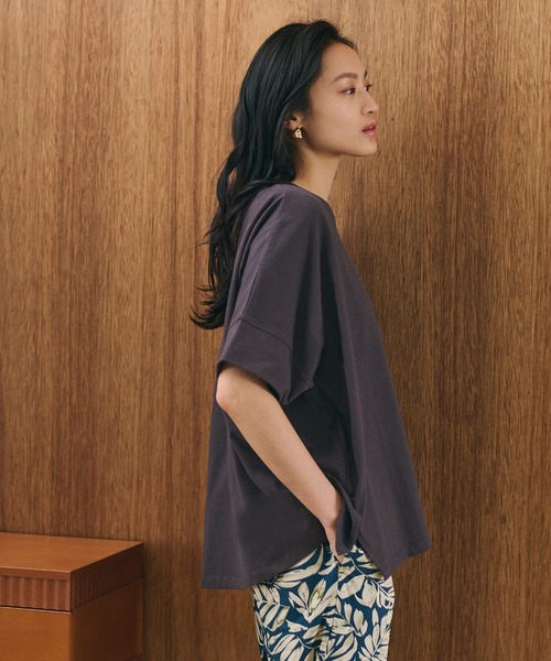 coca（coca）（コカ）の「バンザイスリーブトップス（Tシャツ/カットソー・レディース・ホワイト/ブラウン・M/L）」の11枚目の写真