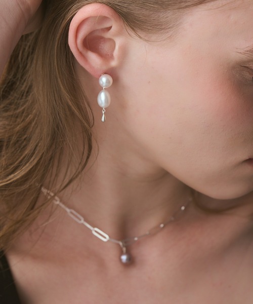 セール】シルバーパールピアスチャーム（チャーム）｜agete（アガット