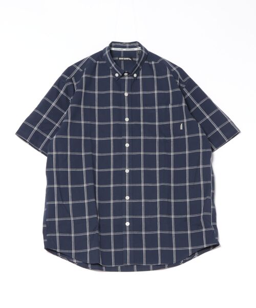 Eddie Bauer(エディーバウアー)の「コットンリネン 半袖 チェックシャツ(シャツ/ブラウス・メンズ・ブルー系/ブラウン系/アイボリー系/ネイビー系・M/L/XXL/XL/S)」の19枚目の写真