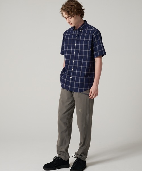Eddie Bauer(エディーバウアー)の「コットンリネン 半袖 チェックシャツ(シャツ/ブラウス・メンズ・ブルー系/ブラウン系/アイボリー系/ネイビー系・M/L/XXL/XL/S)」の9枚目の写真