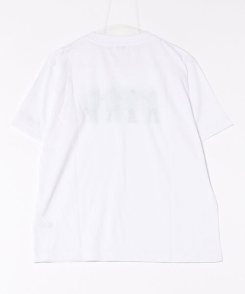 Arnold Palmer(アーノルドパーマー)の「シェア レイングラフィック Tシャツ(Tシャツ/カットソー・レディース・ホワイト/ライラック・M/S/LL/L/XS)」の3枚目の写真