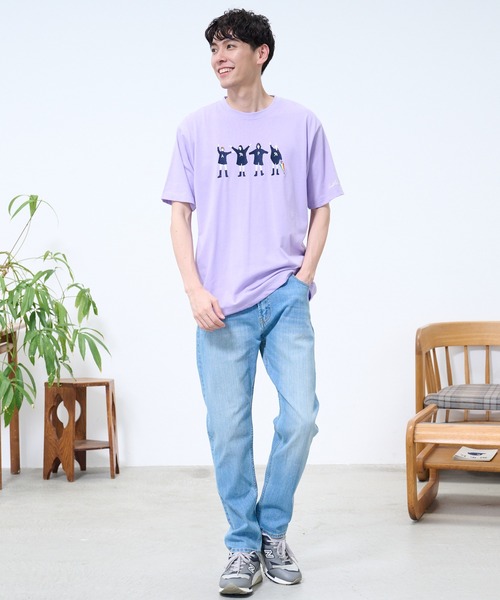 Arnold Palmer(アーノルドパーマー)の「シェア レイングラフィック Tシャツ(Tシャツ/カットソー・レディース・ホワイト/ライラック・M/S/LL/L/XS)」の17枚目の写真