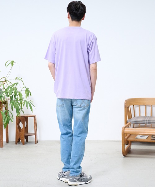 Arnold Palmer(アーノルドパーマー)の「シェア レイングラフィック Tシャツ(Tシャツ/カットソー・レディース・ホワイト/ライラック・M/S/LL/L/XS)」の19枚目の写真