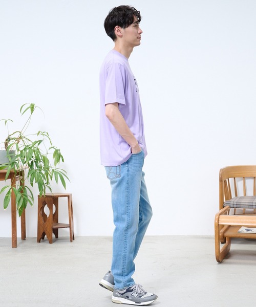 Arnold Palmer(アーノルドパーマー)の「シェア レイングラフィック Tシャツ(Tシャツ/カットソー・レディース・ホワイト/ライラック・M/S/LL/L/XS)」の13枚目の写真