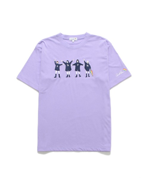 Arnold Palmer(アーノルドパーマー)の「シェア レイングラフィック Tシャツ(Tシャツ/カットソー・レディース・ホワイト/ライラック・M/S/LL/L/XS)」の20枚目の写真