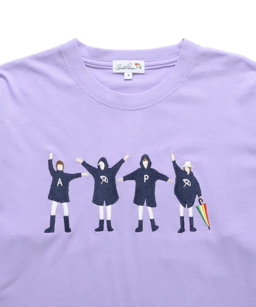Arnold Palmer(アーノルドパーマー)の「シェア レイングラフィック Tシャツ(Tシャツ/カットソー・レディース・ホワイト/ライラック・M/S/LL/L/XS)」の21枚目の写真