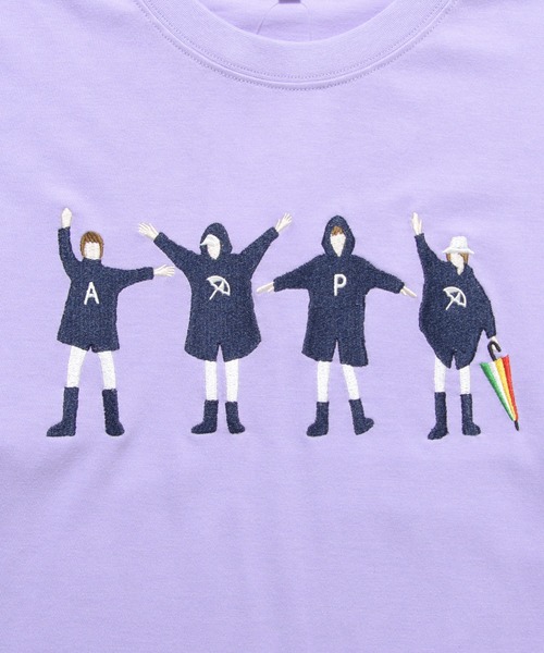 Arnold Palmer(アーノルドパーマー)の「シェア レイングラフィック Tシャツ(Tシャツ/カットソー・レディース・ホワイト/ライラック・M/S/LL/L/XS)」の22枚目の写真
