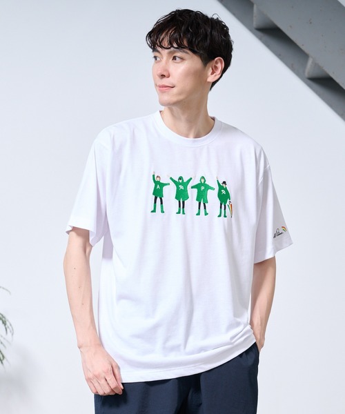 Arnold Palmer(アーノルドパーマー)の「シェア レイングラフィック Tシャツ(Tシャツ/カットソー・レディース・ホワイト/ライラック・M/S/LL/L/XS)」の8枚目の写真