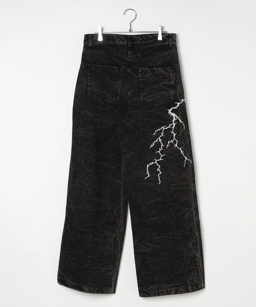 3.3 Field Trip （3.3フィールドトリップ）の「3.3 Field Trip／サンダークラックデニム（デニムパンツ・メンズ・ブラック・MEDIUM/LARGE）」の8枚目の写真