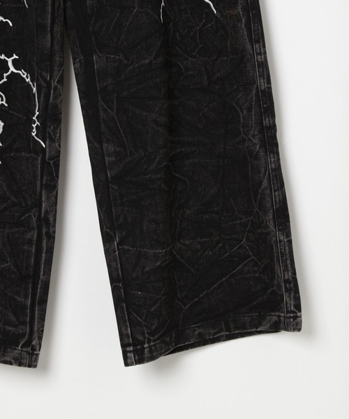 3.3 Field Trip （3.3フィールドトリップ）の「3.3 Field Trip／サンダークラックデニム（デニムパンツ・メンズ・ブラック・MEDIUM/LARGE）」の6枚目の写真