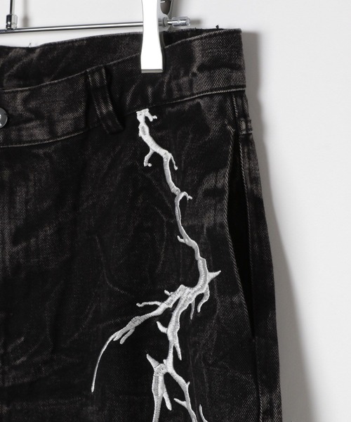 3.3 Field Trip （3.3フィールドトリップ）の「3.3 Field Trip／サンダークラックデニム（デニムパンツ・メンズ・ブラック・MEDIUM/LARGE）」の5枚目の写真