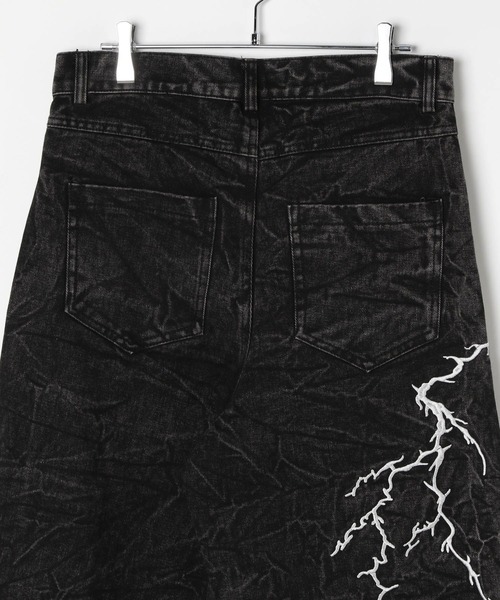 3.3 Field Trip （3.3フィールドトリップ）の「3.3 Field Trip／サンダークラックデニム（デニムパンツ・メンズ・ブラック・MEDIUM/LARGE）」の4枚目の写真