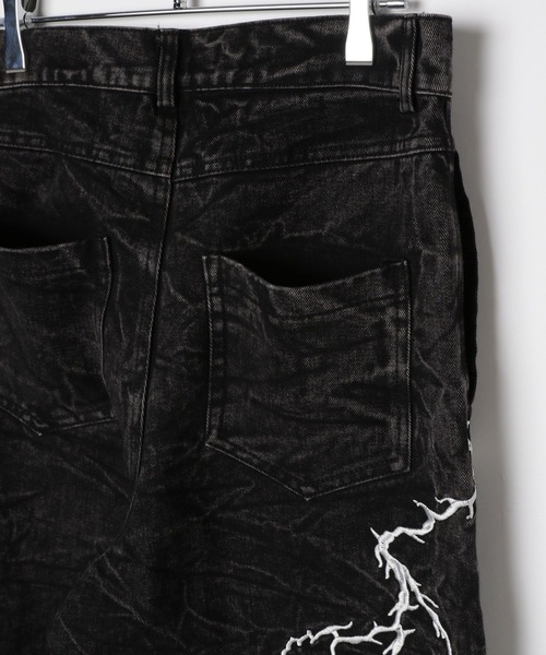 3.3 Field Trip （3.3フィールドトリップ）の「3.3 Field Trip／サンダークラックデニム（デニムパンツ・メンズ・ブラック・MEDIUM/LARGE）」の3枚目の写真