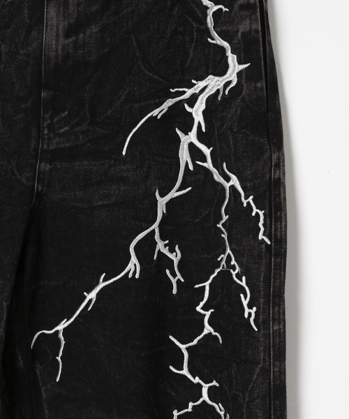 3.3 Field Trip （3.3フィールドトリップ）の「3.3 Field Trip／サンダークラックデニム（デニムパンツ・メンズ・ブラック・MEDIUM/LARGE）」の2枚目の写真