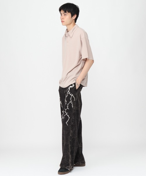 3.3 Field Trip （3.3フィールドトリップ）の「3.3 Field Trip／サンダークラックデニム（デニムパンツ・メンズ・ブラック・MEDIUM/LARGE）」の11枚目の写真