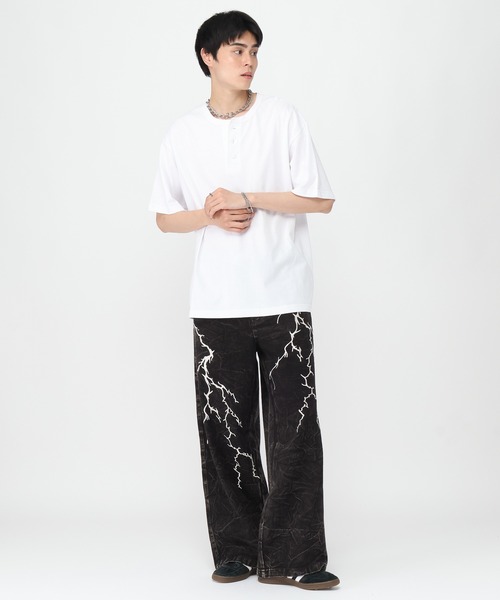 3.3 Field Trip （3.3フィールドトリップ）の「3.3 Field Trip／サンダークラックデニム（デニムパンツ・メンズ・ブラック・MEDIUM/LARGE）」の9枚目の写真