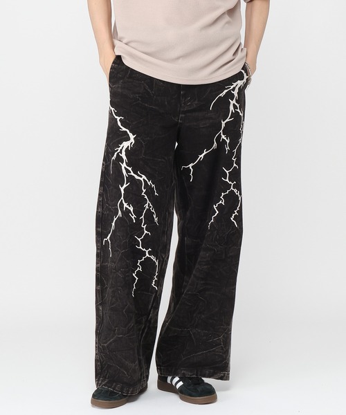 3.3 Field Trip （3.3フィールドトリップ）の「3.3 Field Trip／サンダークラックデニム（デニムパンツ・メンズ・ブラック・MEDIUM/LARGE）」の13枚目の写真