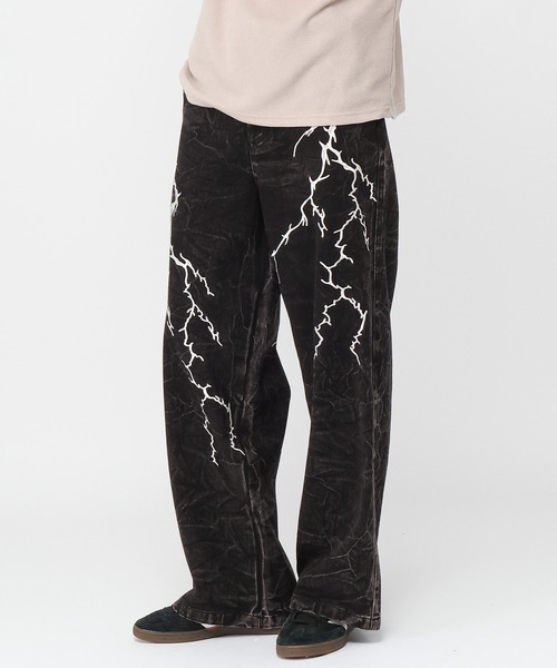 3.3 Field Trip （3.3フィールドトリップ）の「3.3 Field Trip／サンダークラックデニム（デニムパンツ・メンズ・ブラック・MEDIUM/LARGE）」の14枚目の写真