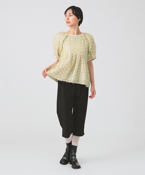 Ray BEAMS(レイビームス)の「ストレッチ カプリ パンツ(その他パンツ・レディース・ブラック/グレー・1/0)」の6枚目の写真