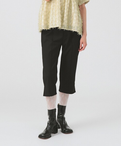 Ray BEAMS(レイビームス)の「ストレッチ カプリ パンツ(その他パンツ・レディース・ブラック/グレー・1/0)」の9枚目の写真