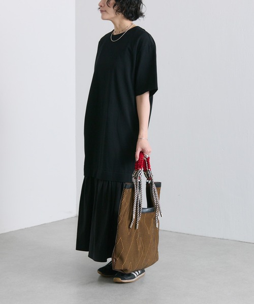 ear PAPILLONNER（イアパピヨネ）の「《A4サイズ対応》MTAミックストートバッグ（トートバッグ・レディース・グリーン系その他/ブラウン系その他・FREE）」の9枚目の写真