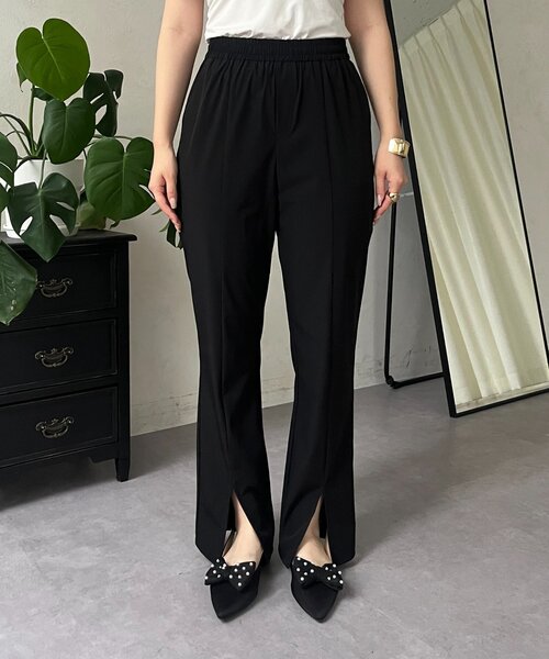 prose verse（プロズヴェール）の「【UVカット】水陸両用ストレッチスリットフレアパンツ（ラッシュガード・レディース・ブラック・PL/PM/LARGE/MEDIUM）」の13枚目の写真