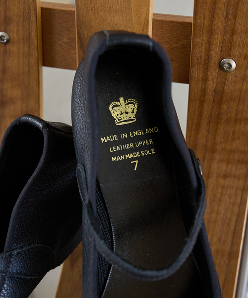 CROWN(クラウン)の「【CROWN / クラウン】STRAP COURT JAZZ / ストラップ フラットシューズ / レザー / 定番(バレエシューズ・レディース・ブラック・4/6/5/7)」の15枚目の写真