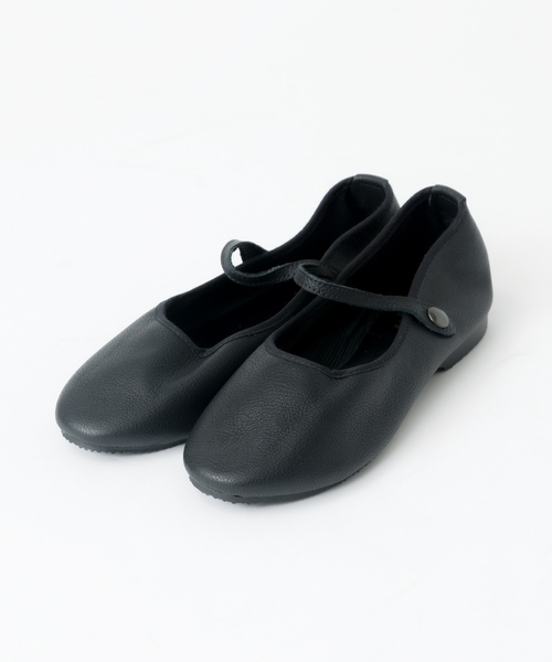 CROWN(クラウン)の「【CROWN / クラウン】STRAP COURT JAZZ / ストラップ フラットシューズ / レザー / 定番(バレエシューズ・レディース・ブラック・4/6/5/7)」の16枚目の写真