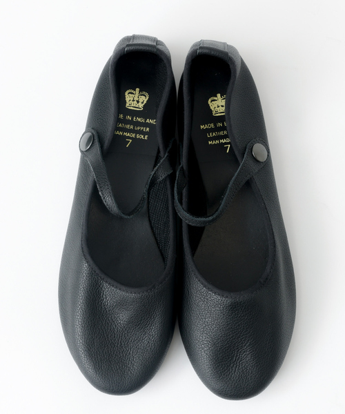 CROWN(クラウン)の「【CROWN / クラウン】STRAP COURT JAZZ / ストラップ フラットシューズ / レザー / 定番(バレエシューズ・レディース・ブラック・4/6/5/7)」の17枚目の写真