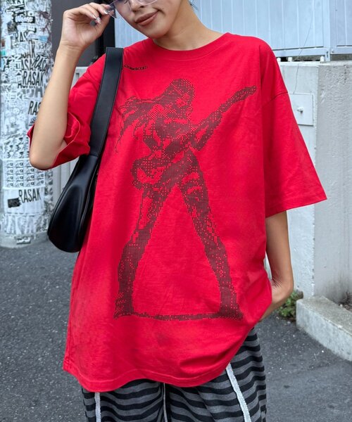 ODD STUDIO（オッドスタジオ）の「【OddStudio】アソートグラフィックデザインTEE（Tシャツ/カットソー・レディース・ホワイト系その他/イエロー/ブルー/ブラウン/レッド/パープル/ブラック/ホワイト・MEDIUM/LARGE）」の8枚目の写真