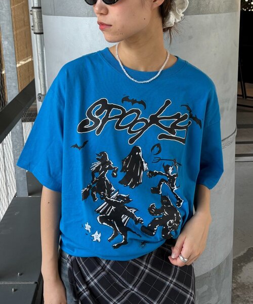 ODD STUDIO（オッドスタジオ）の「【OddStudio】アソートグラフィックデザインTEE（Tシャツ/カットソー・レディース・ホワイト系その他/イエロー/ブルー/ブラウン/レッド/パープル/ブラック/ホワイト・MEDIUM/LARGE）」の5枚目の写真