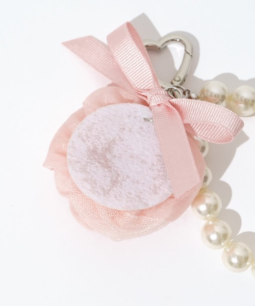 flower（フラワー）の「ローズチャーム（キーホルダー・レディース・アイボリー/ピンク・FREE）」の10枚目の写真