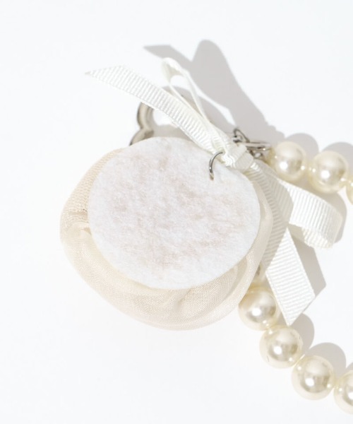 flower（フラワー）の「ローズチャーム（キーホルダー・レディース・アイボリー/ピンク・FREE）」の14枚目の写真